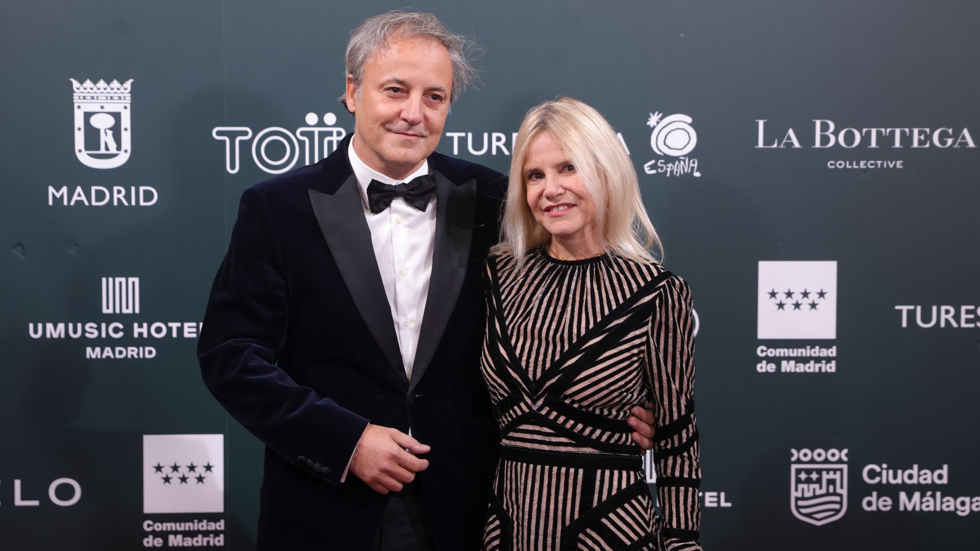 Eugenia Martínez de Irujo y Narcis Rebollo en los 'Spain Travel awards' en Madrid, 2025.