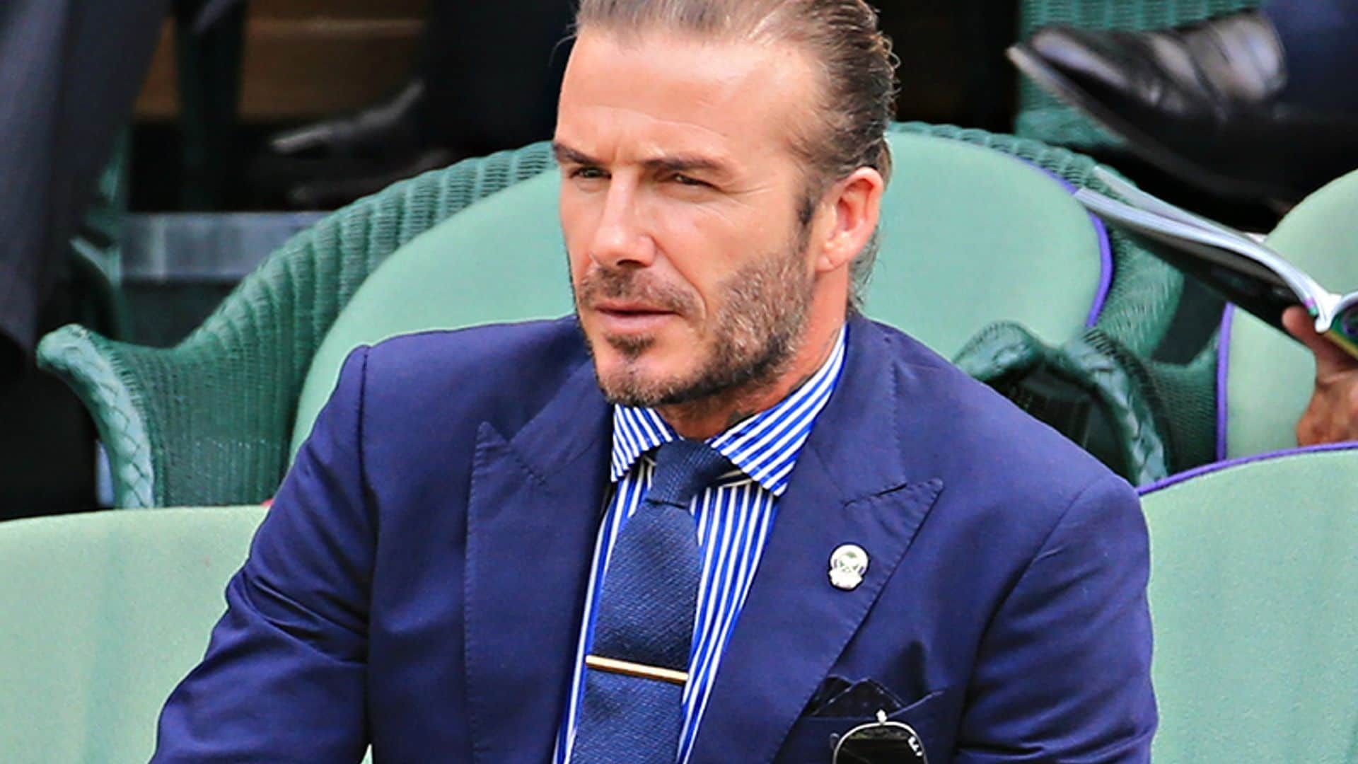 Solo a David Beckham se le perdonaría este 'desliz' de estilo