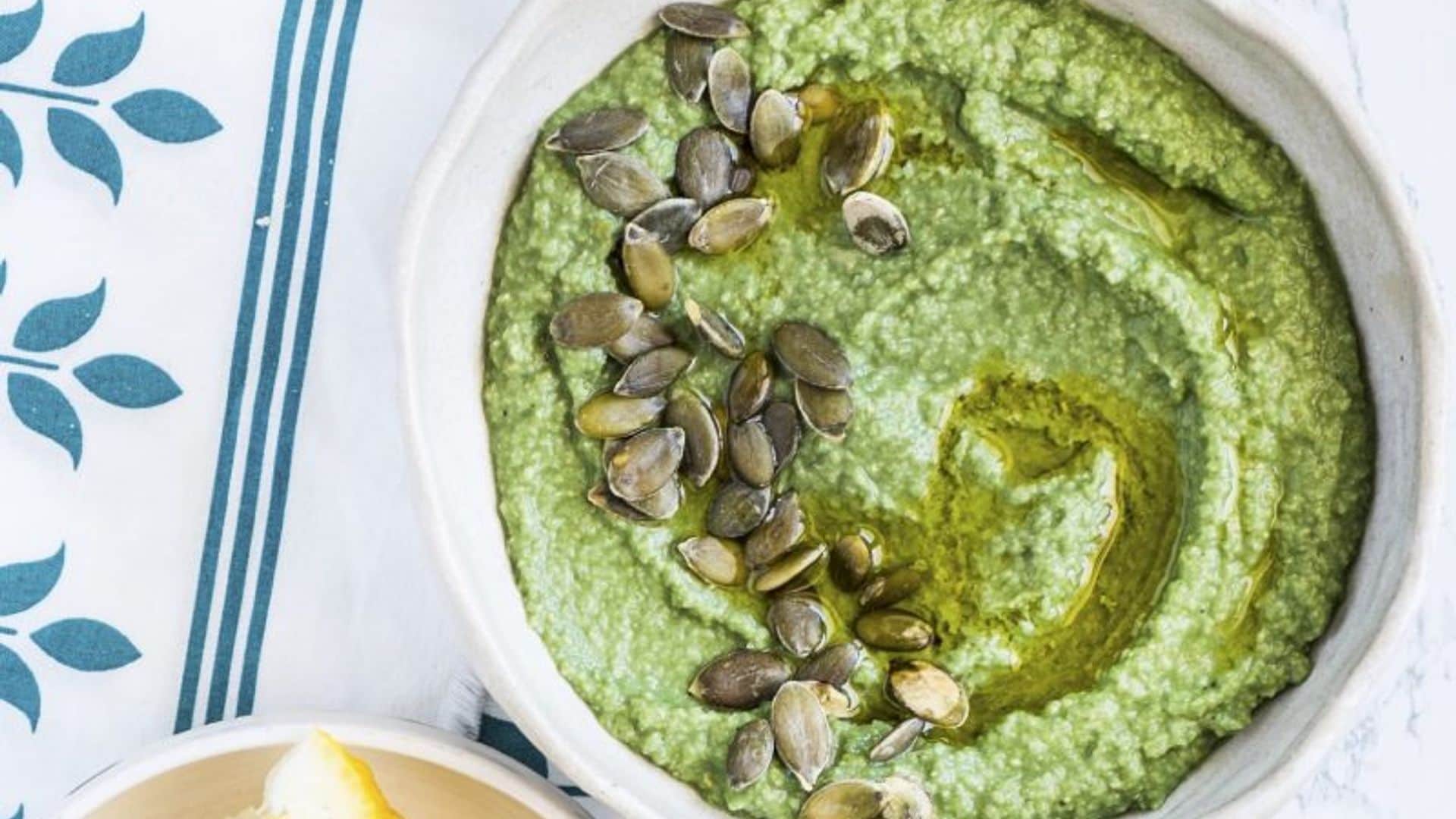 Hummus de edamame