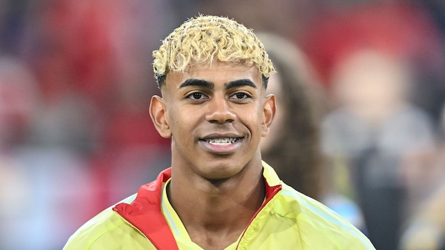 Lamine Yamal, en un partido