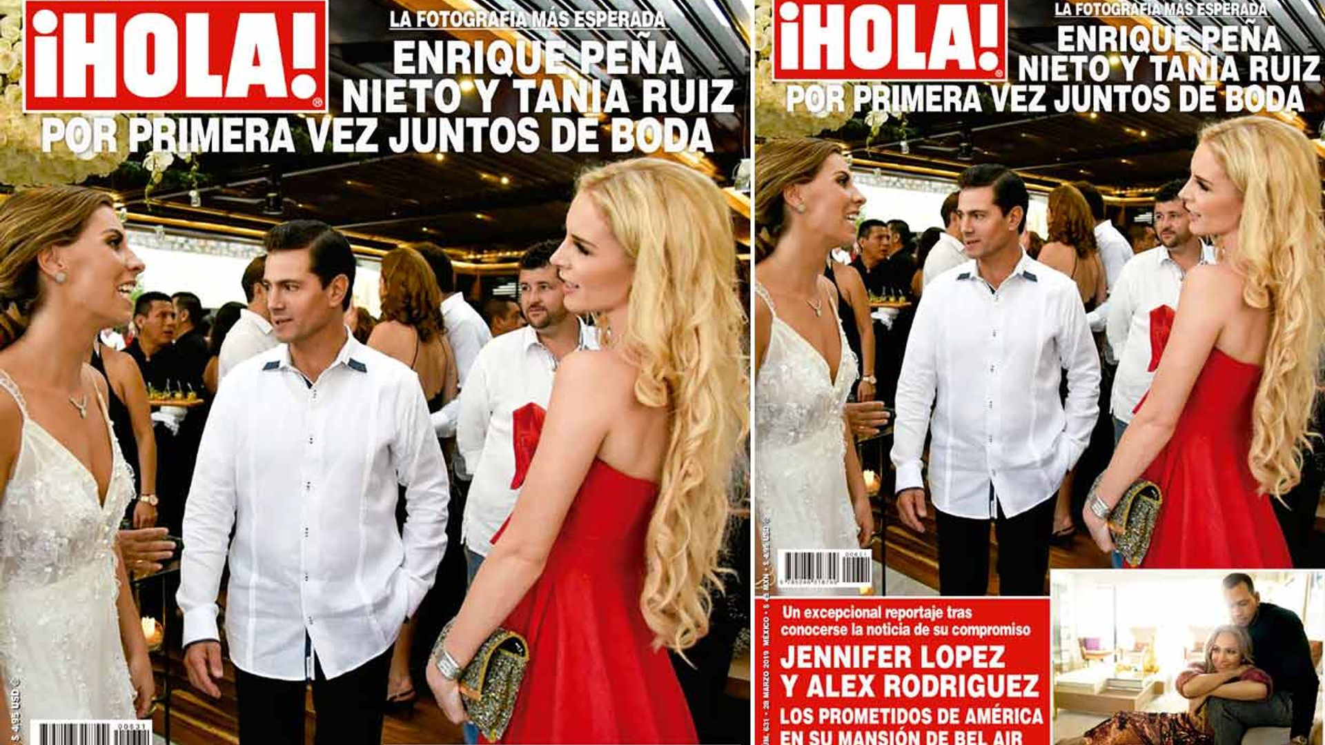 En ¡HOLA México! Enrique Peña Nieto y Tania Ruiz aparecen por primera vez juntos ... ¡en una boda!