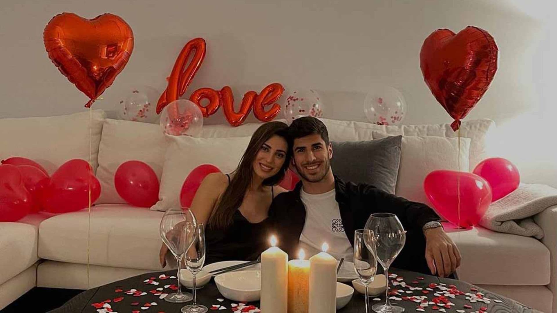 Sandra Garal le prepara una fiesta sorpresa a Marco Asensio por su cumpleaños ¡con una tarta muy especial!
