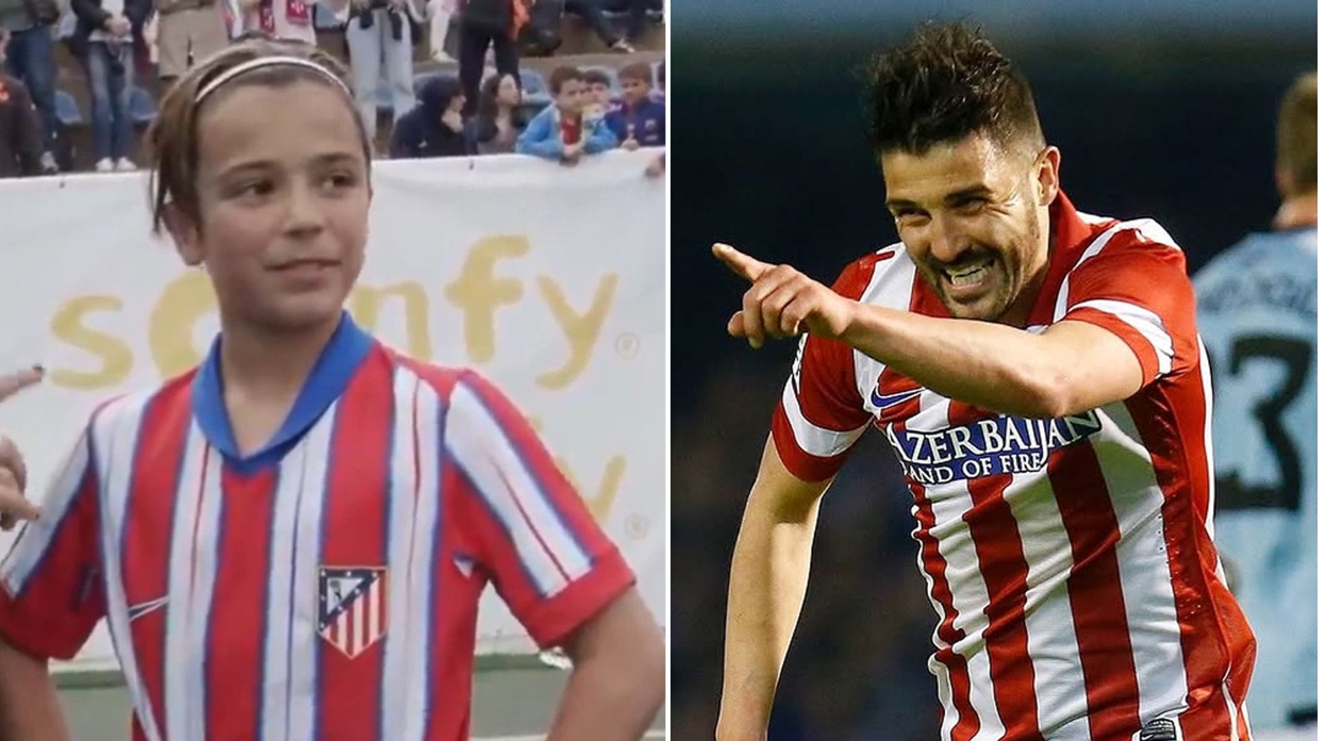El hijo de David Villa ya golea con el Atlético: 'Voy a ser mejor que mi padre'