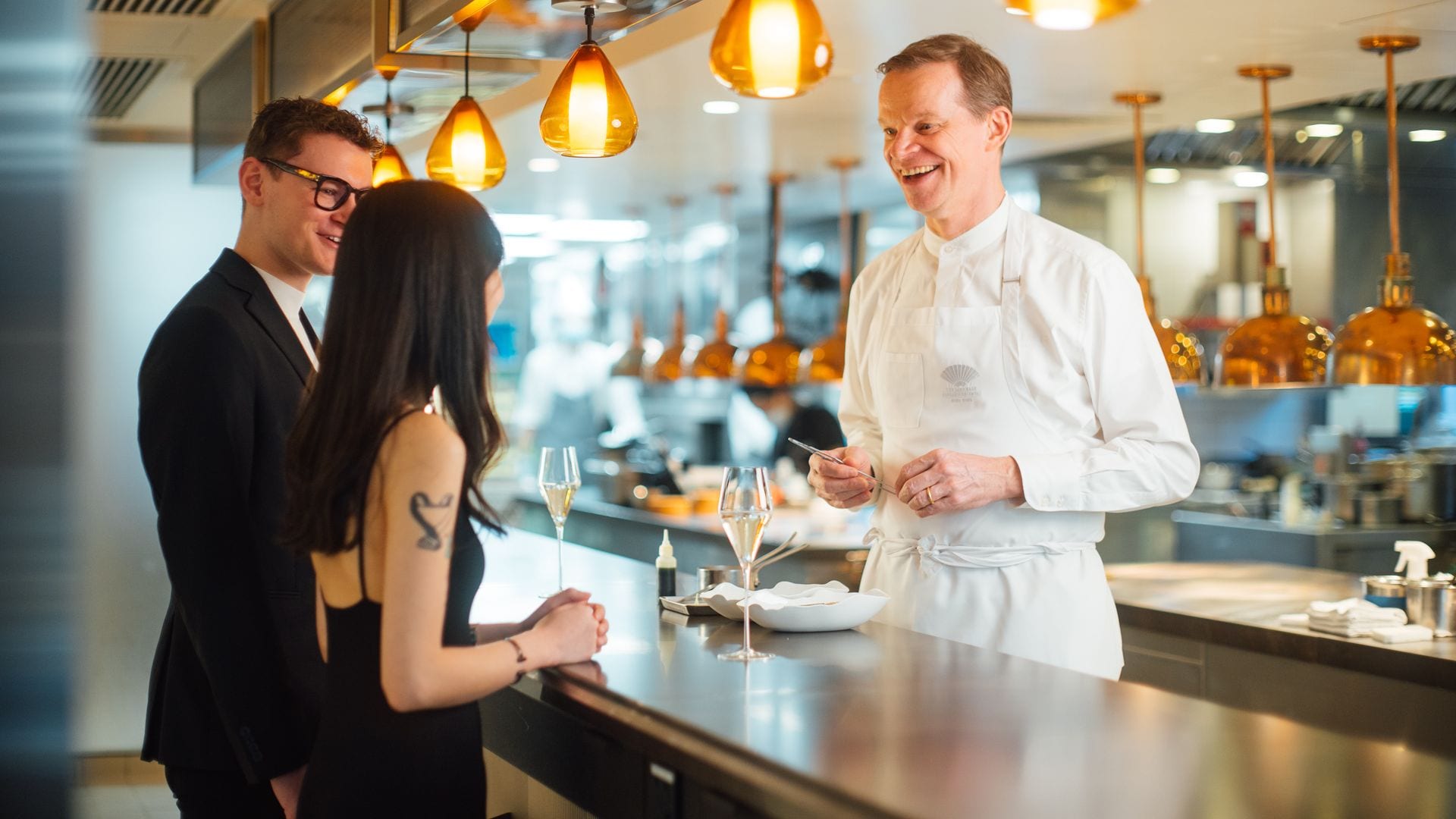 Richard Ekkebus, chef del restaurante Amber de The Landmark Mandarin Oriental, en Hong Kong.