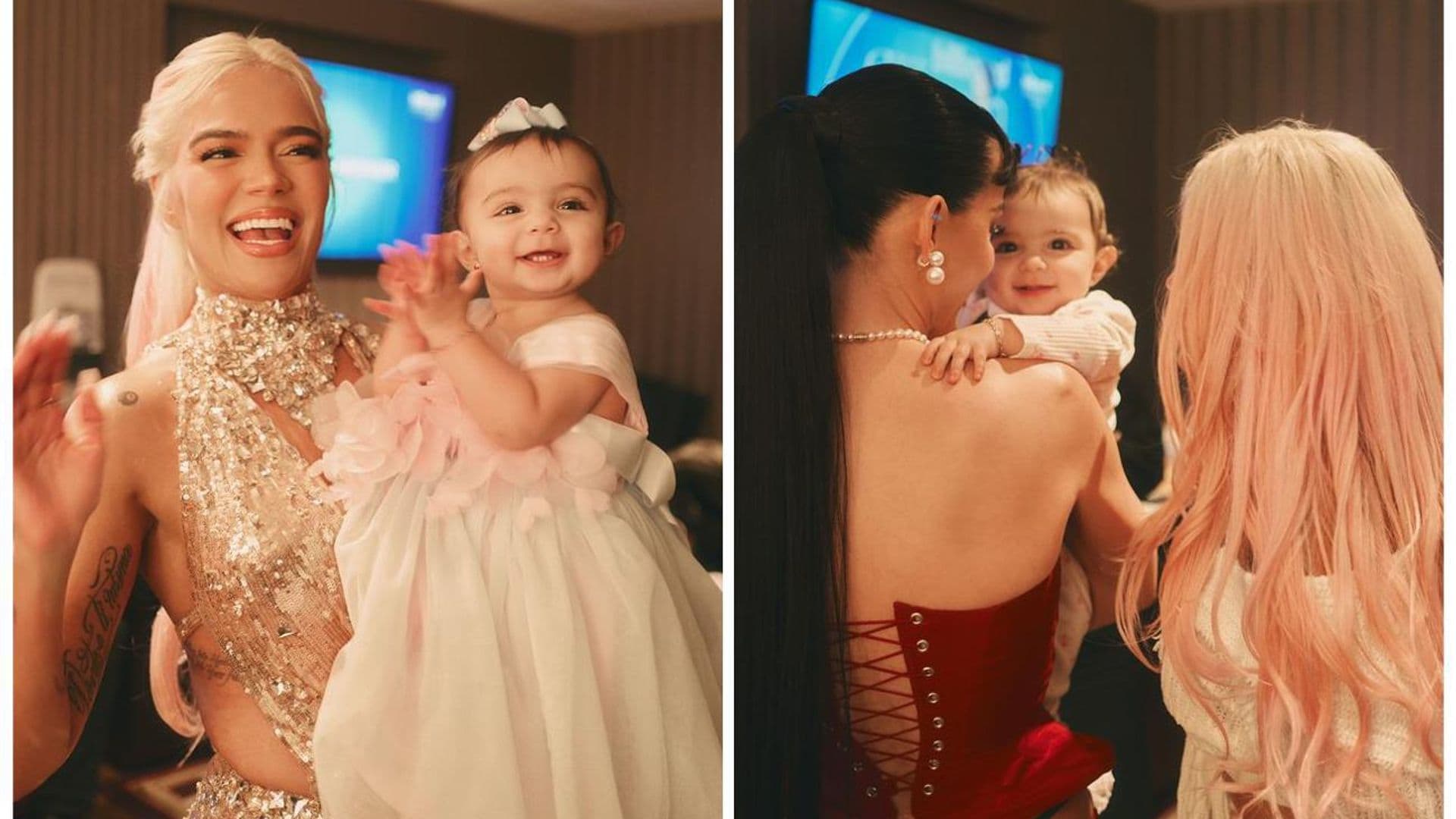 Karol G muestra el tierno encuentro entre su amada sobrina y Katy Perry