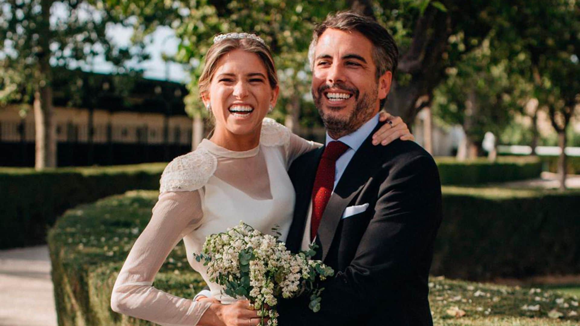 Marta, la novia sevillana que se hizo viral con su vestido '2 en 1'