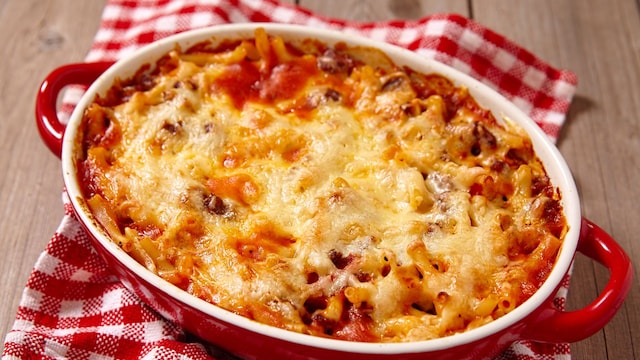 Macarrones gratinados