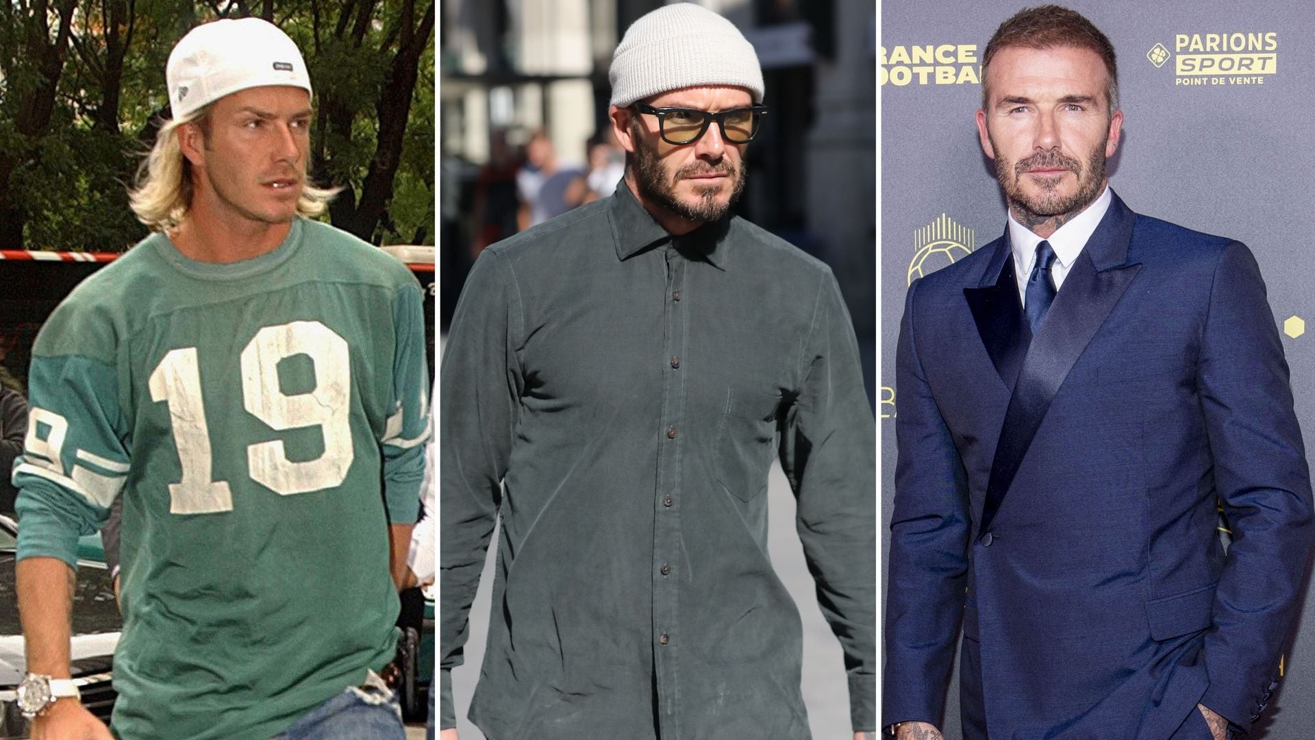 David Beckham cumple 50: así ha sido su impactante evolución de estilo