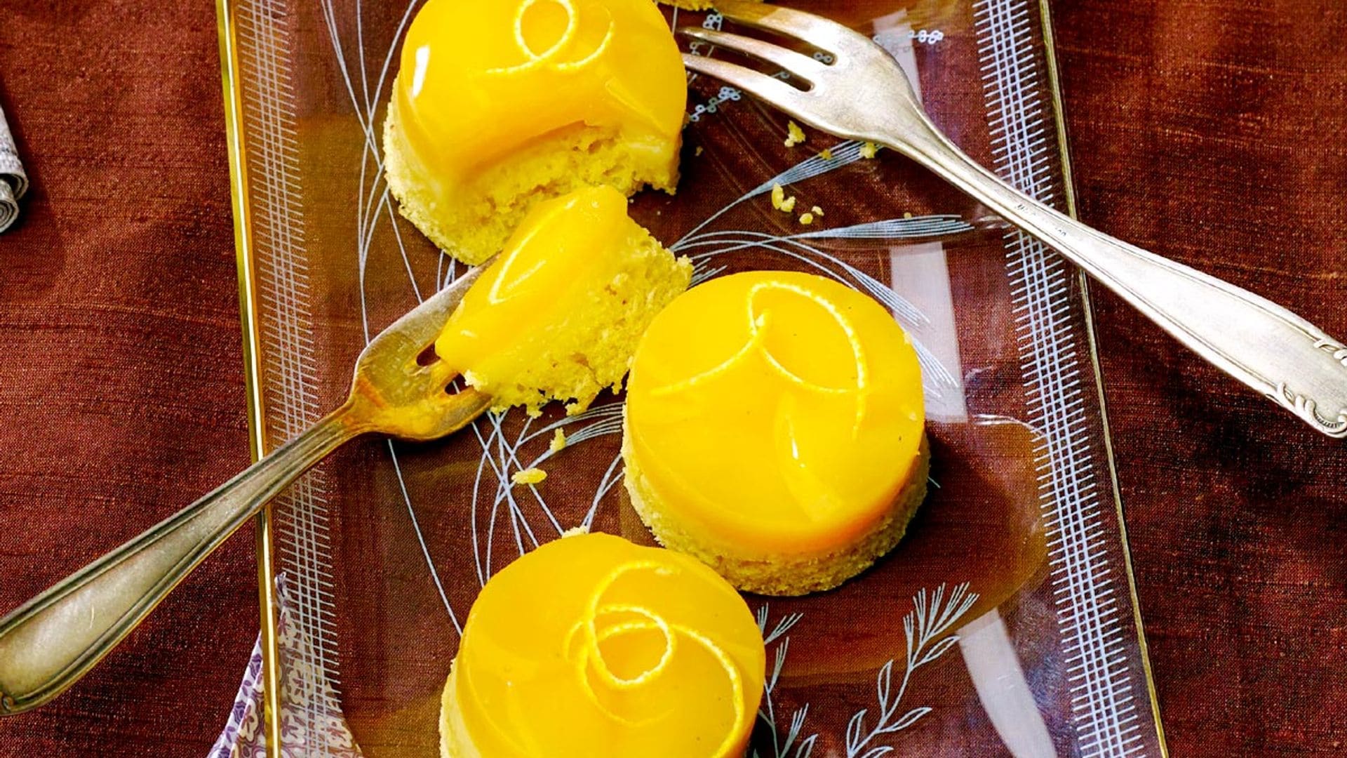 Bocaditos de crema de naranja