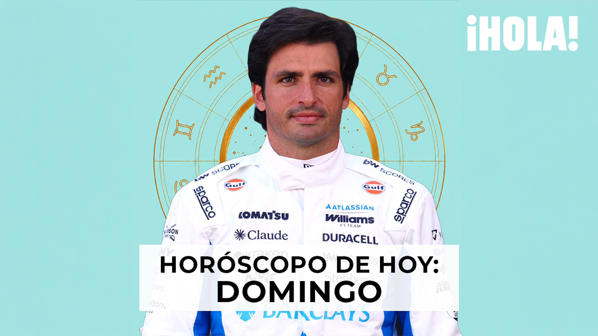 Carlos Sainz en el horóscopo de hoy
