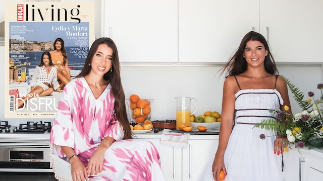 María Monfort y Lydia Monfort en su ático de Ibiza