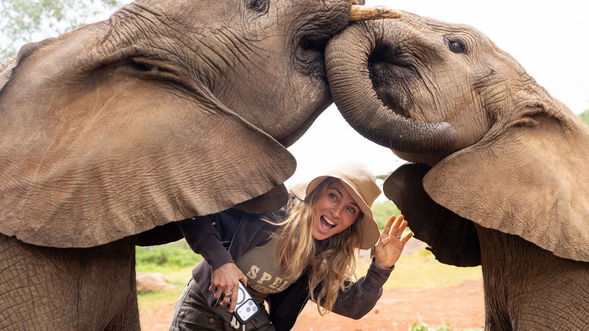 Elsa Pataky de safari en Kenia
