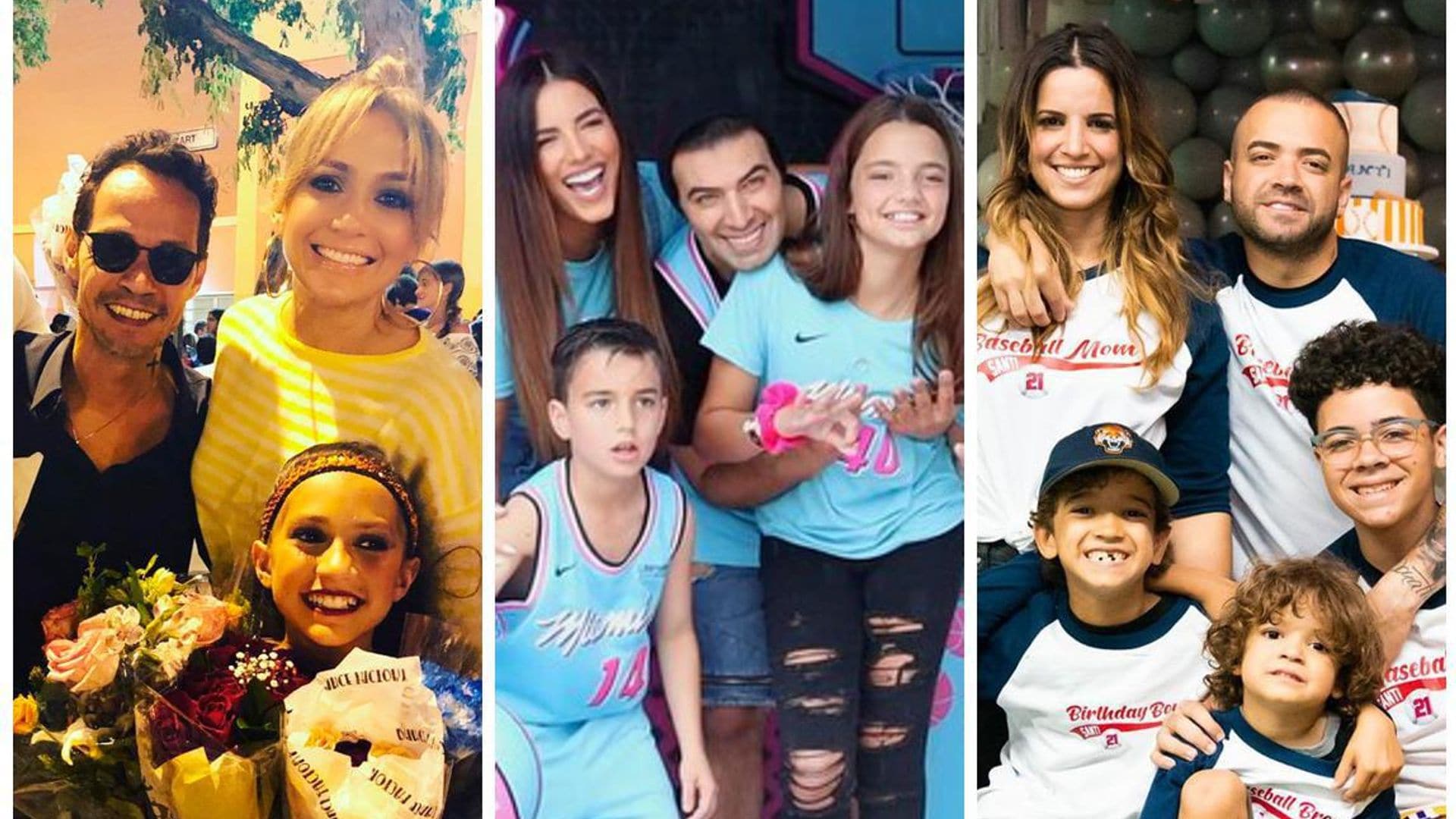 Familias modernas: Celebridades que se llevan bien con sus exparejas