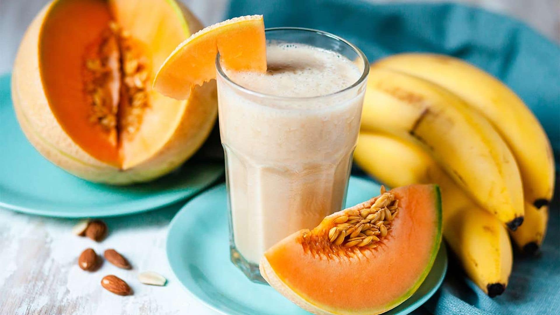 'Smoothie' de melón y plátano