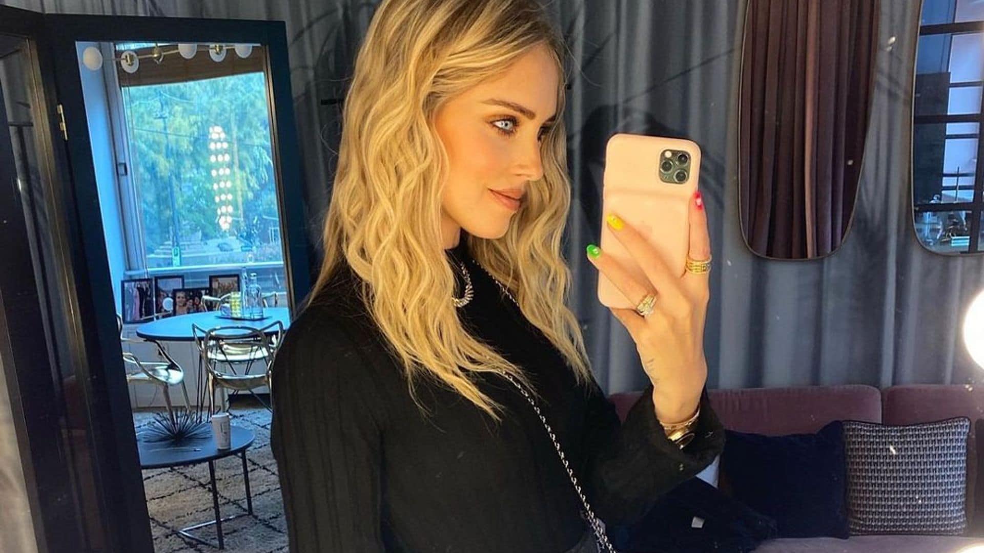 'La bebé está creciendo': Chiara Ferragni ya está casi en la mitad de su embarazo