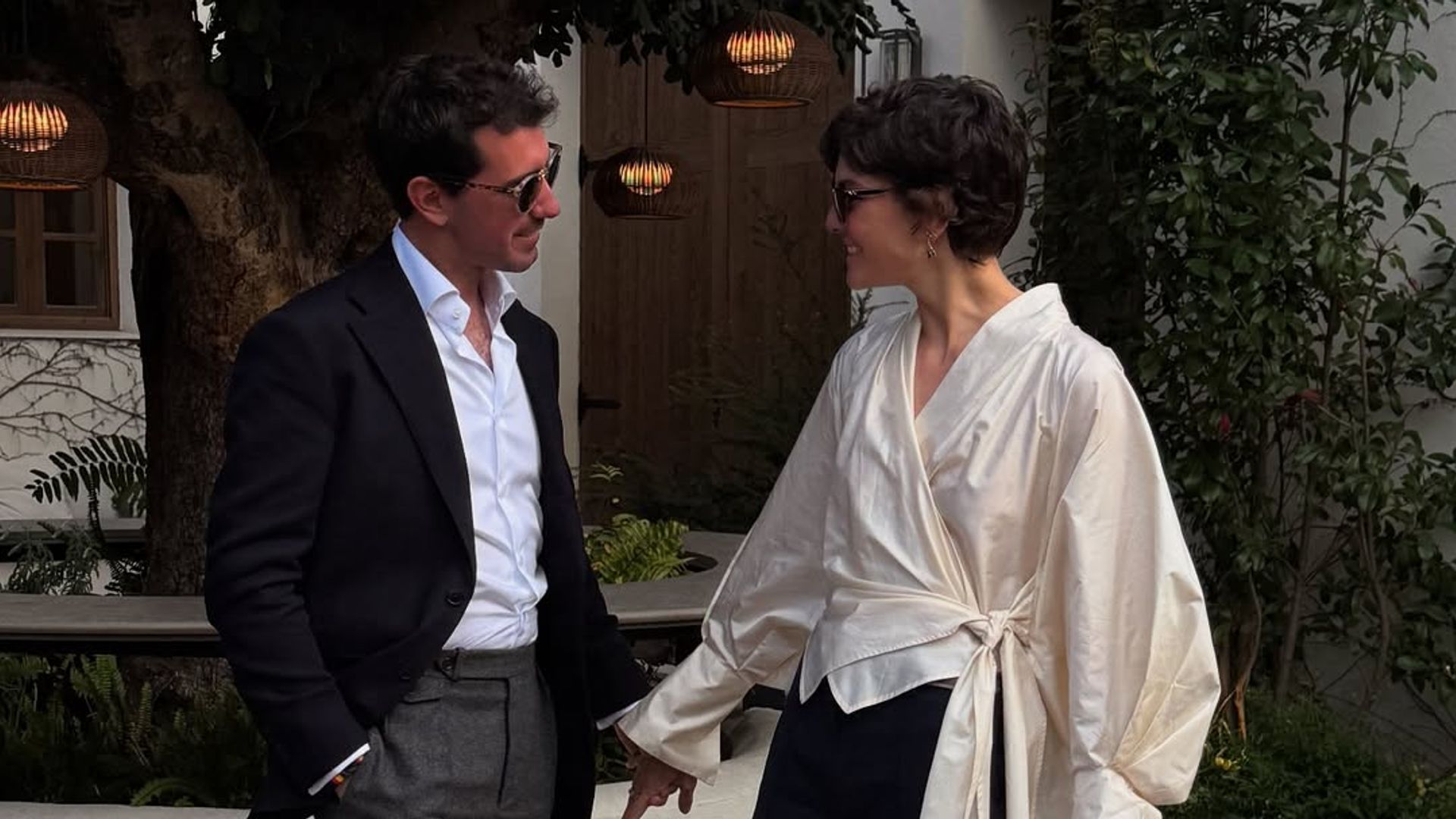 La modelo Marta Ortiz y su pareja