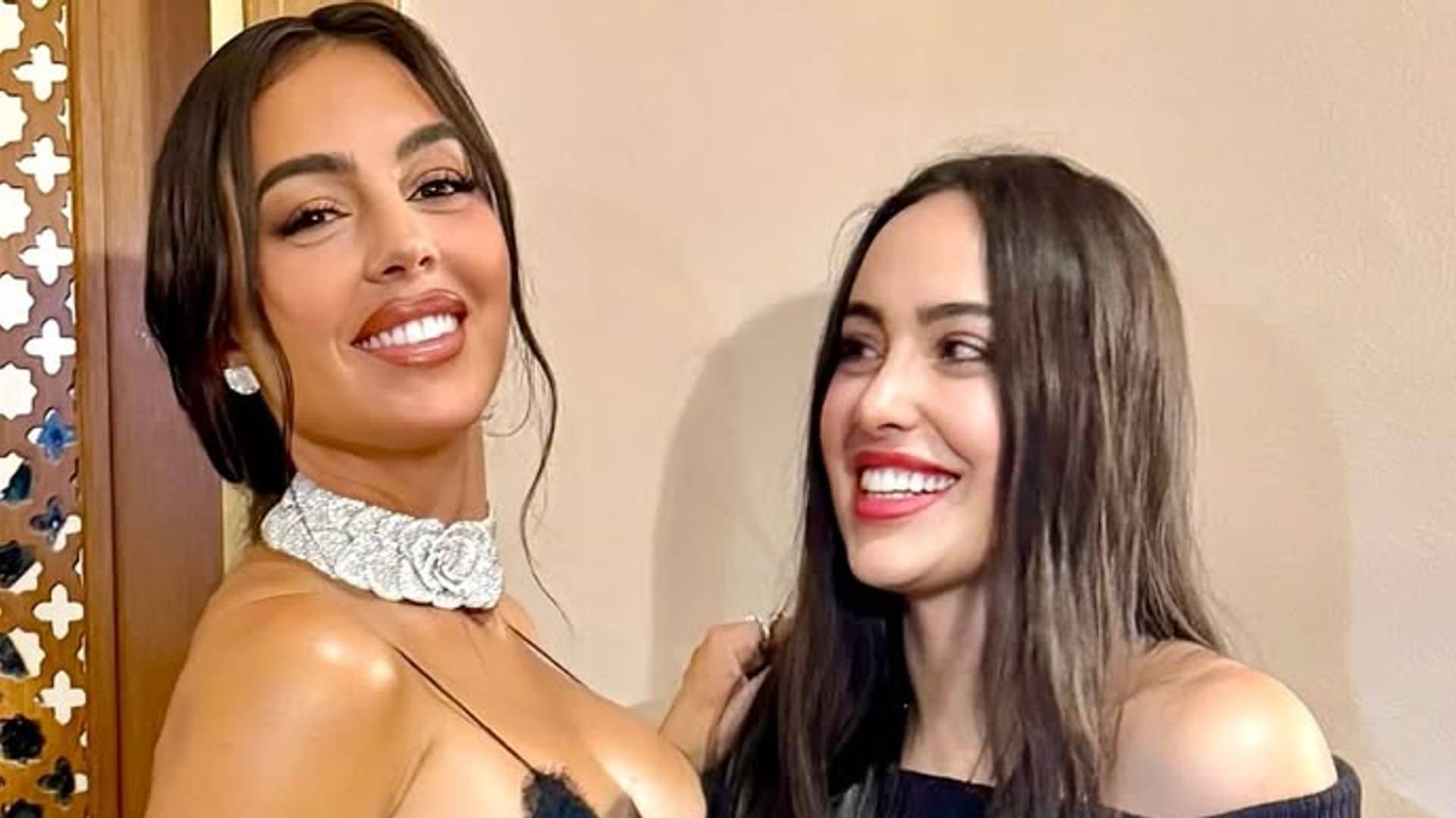 Georgina Rodríguez con su hermana Ivana