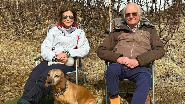 Carlos Gustavo y Silvia de Suecia en su cabaña de Storlien celebrando la Pascua del año 2025