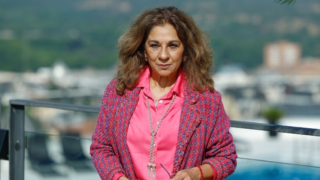 Lolita Flores durante la presentación de la serie de televisión 'Las invisibles', 31 de mayo de 2023
