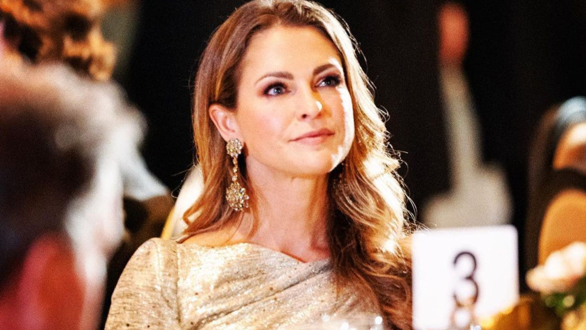 Magdalena de Suecia acude espectacular junto a su marido a una cena de los Premios Nobel