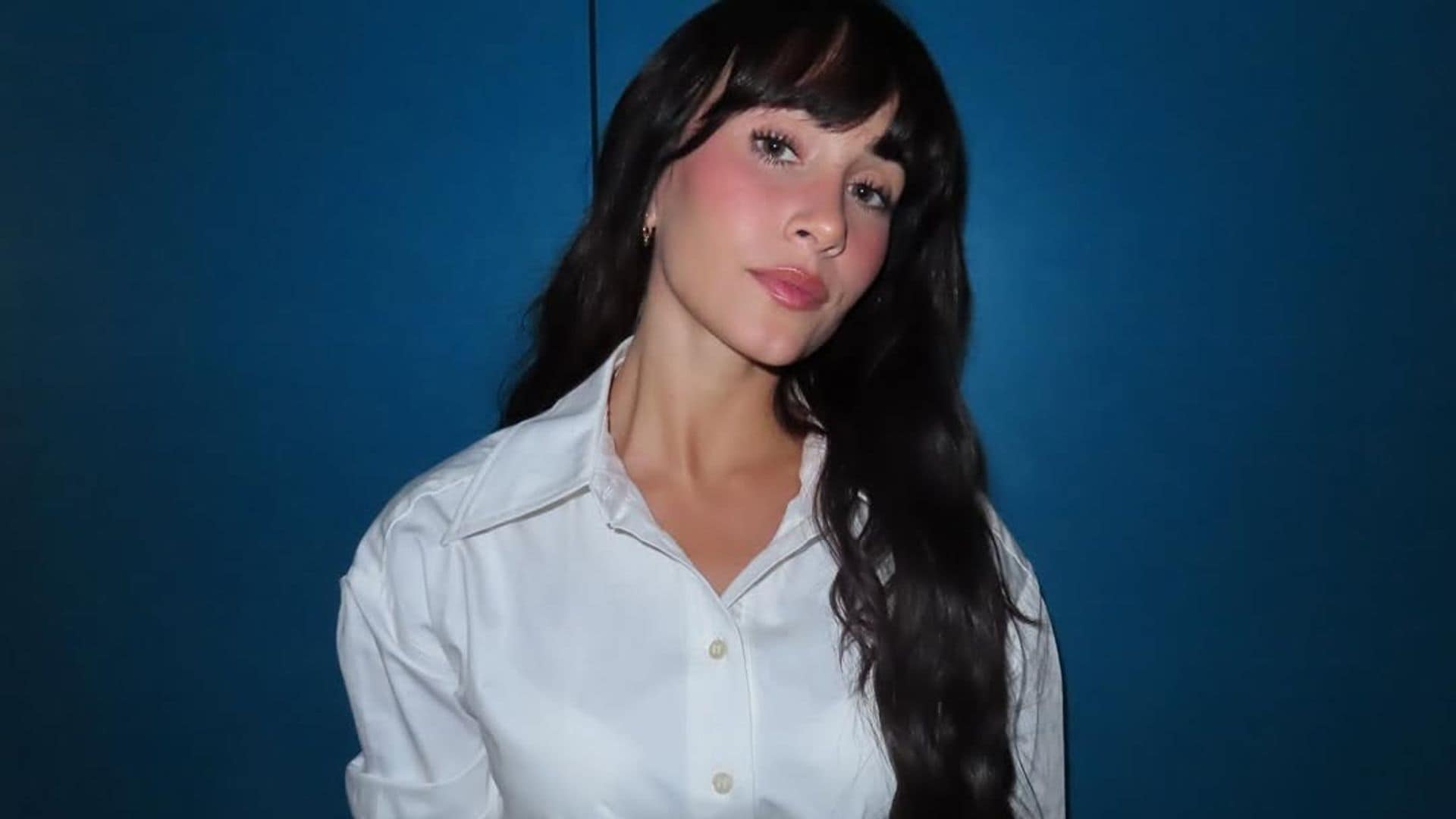 Aitana con el pelo largo con extensiones
