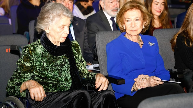 La reina Sofía con su hermana Irene de Grecia