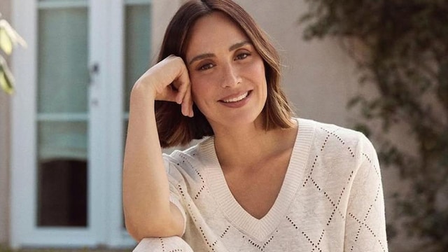 Tamara Facó con conjunto de punto de Falconeri