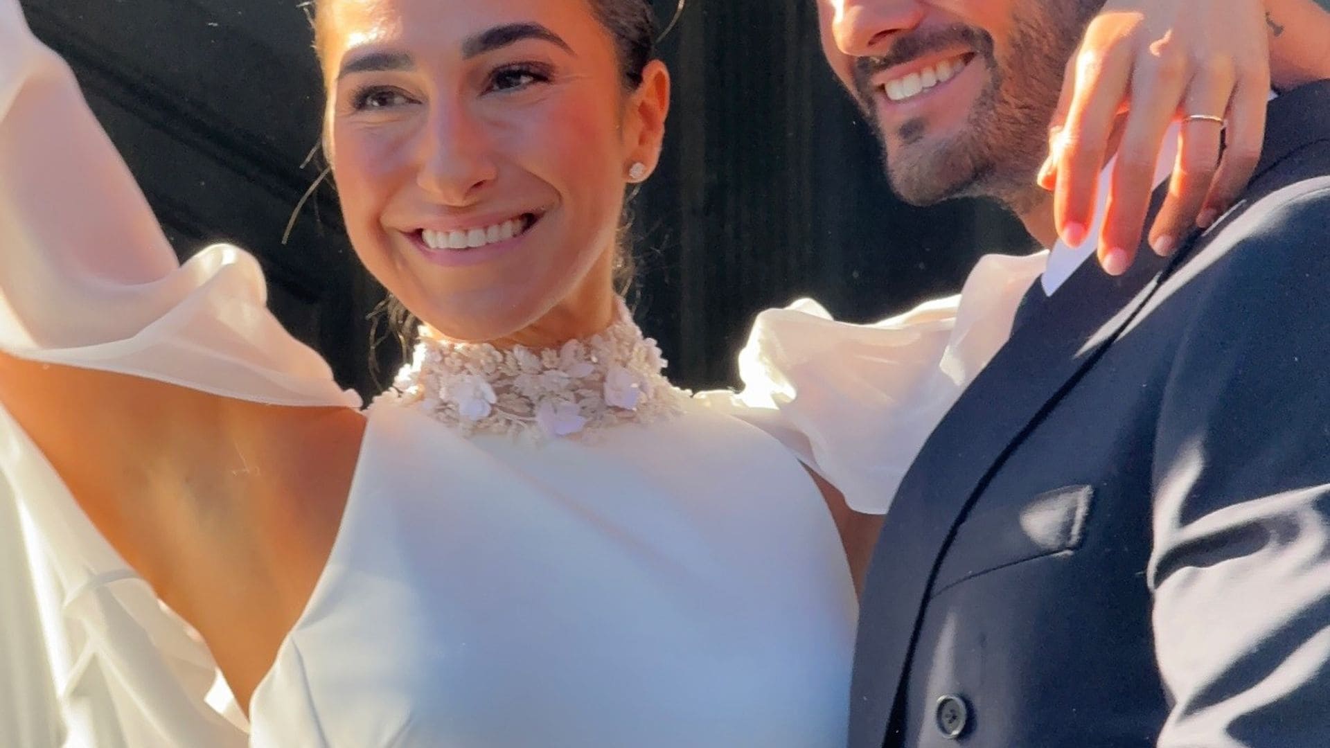 Coco y Valentí ya convertidos en marido y mujer