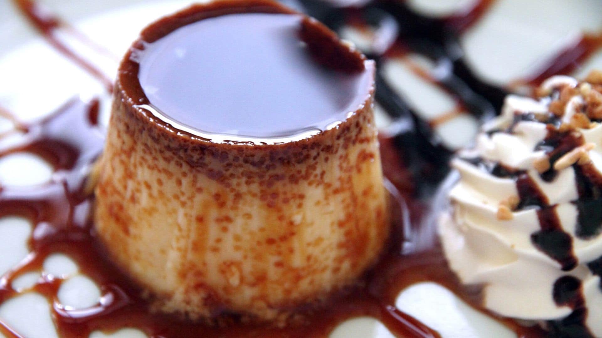 Flan de huevo y vainilla