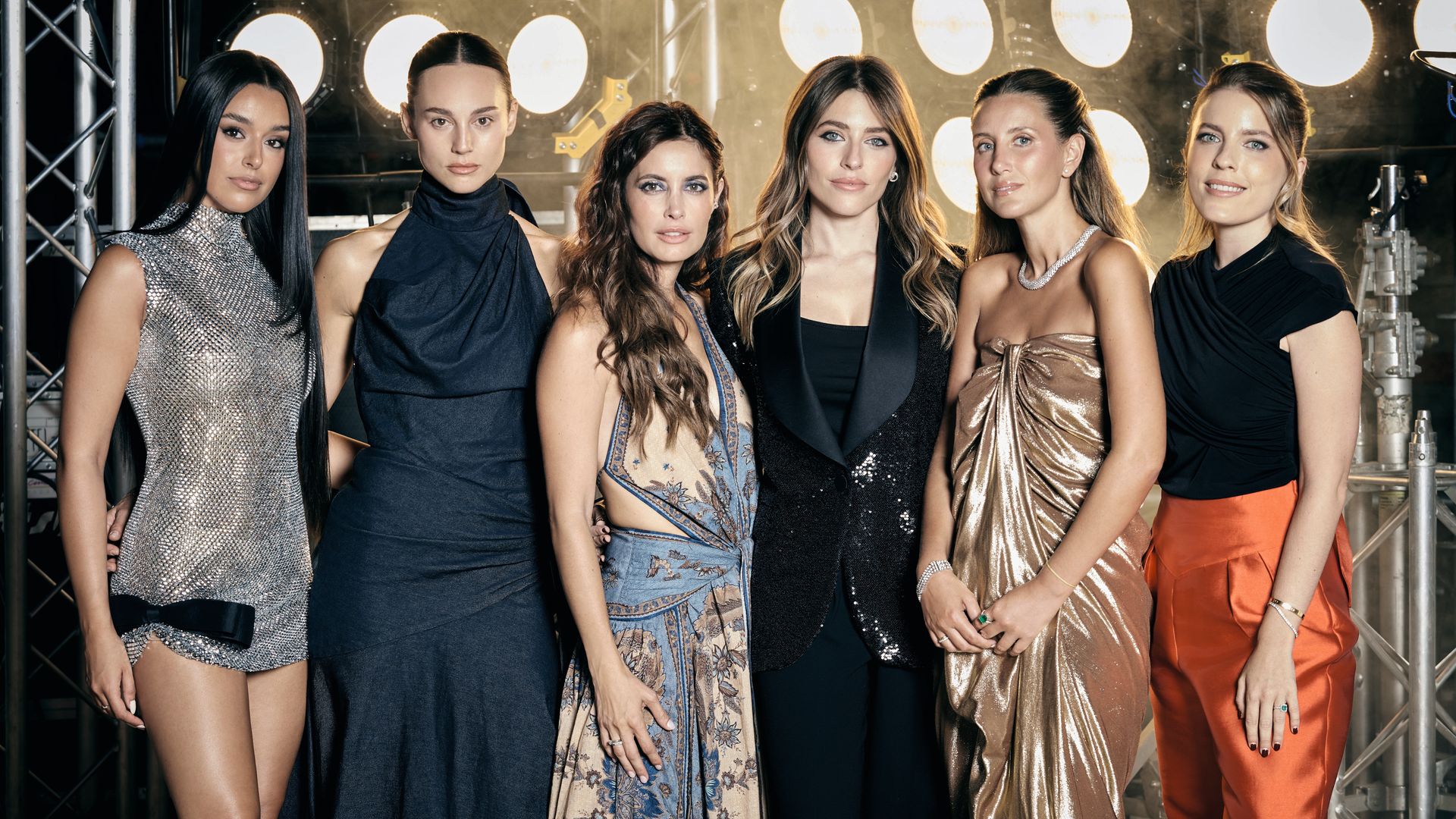 Marta Díaz, Rochi Laffón, Paula Moya, Natalia Cebrián, Sofía Paramio y Carlota Cebrián