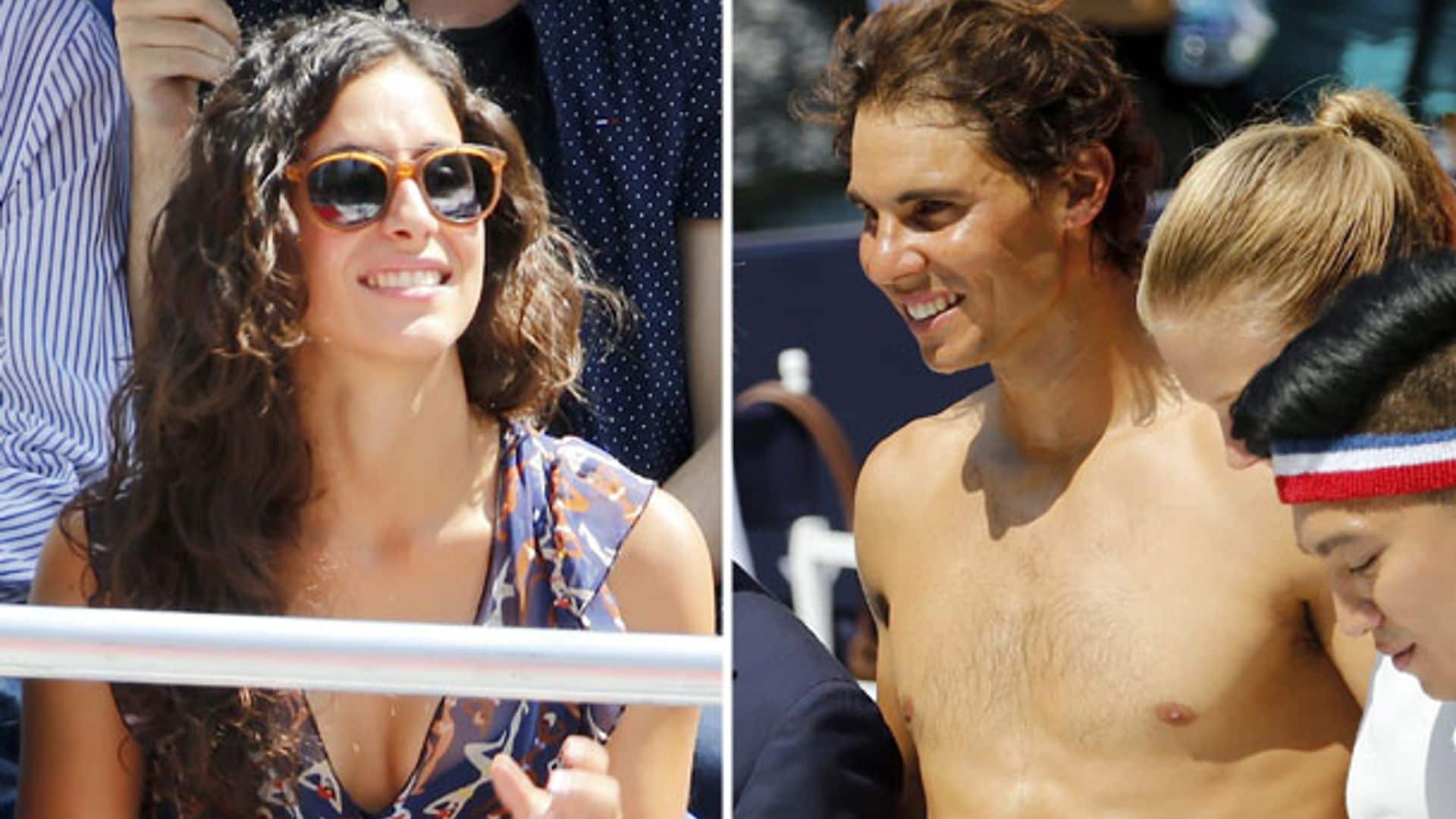 La novia de Rafa Nadal no se pierde su partido más peculiar