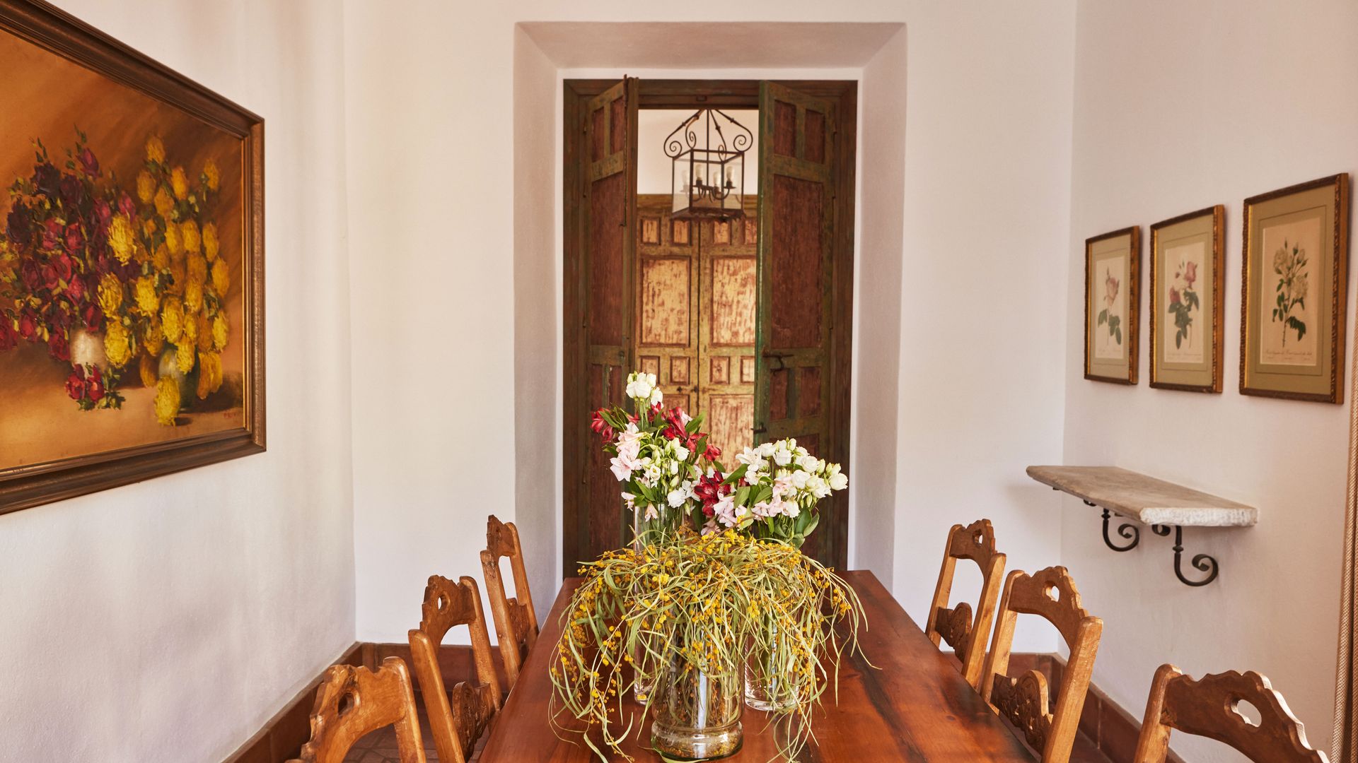 El comedor, siempre listo para recibir a la familia