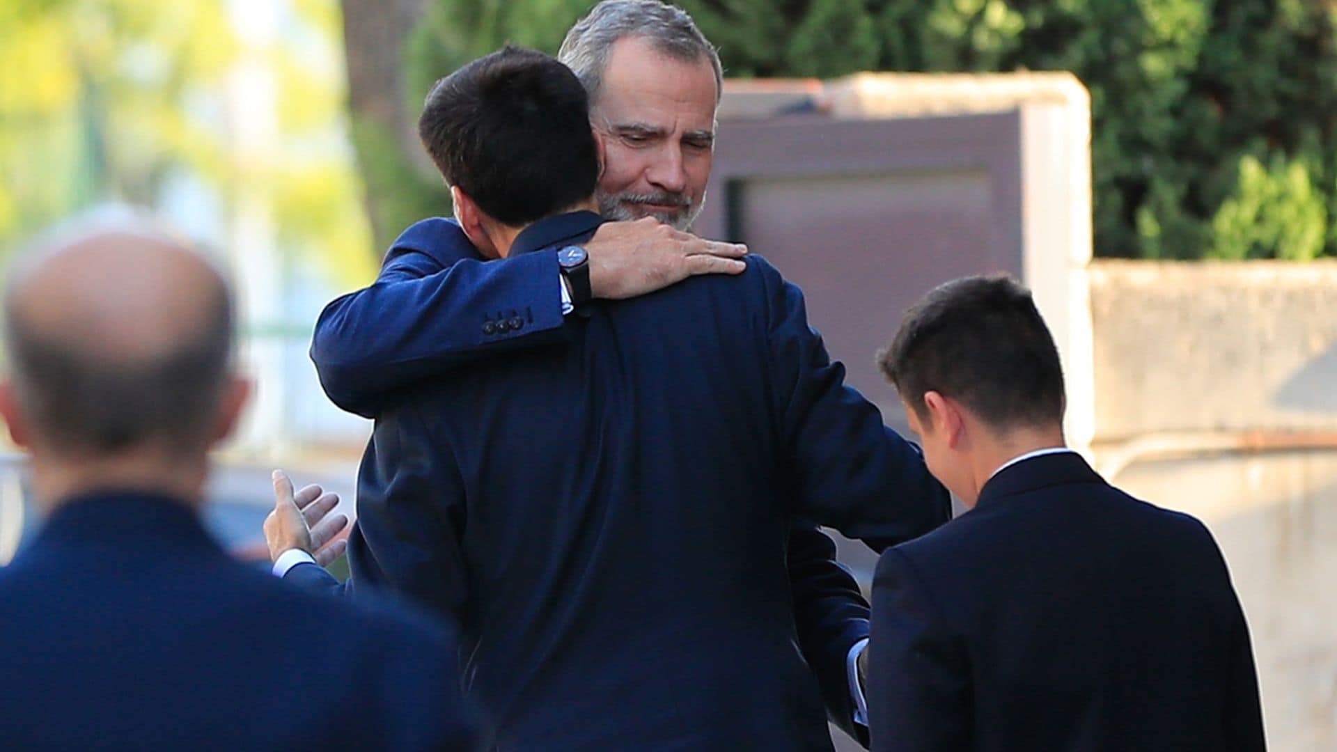 El rey Felipe acude al tanatorio a despedir a su prima, Sonia de Morales de Borbón-Dos Sicilias