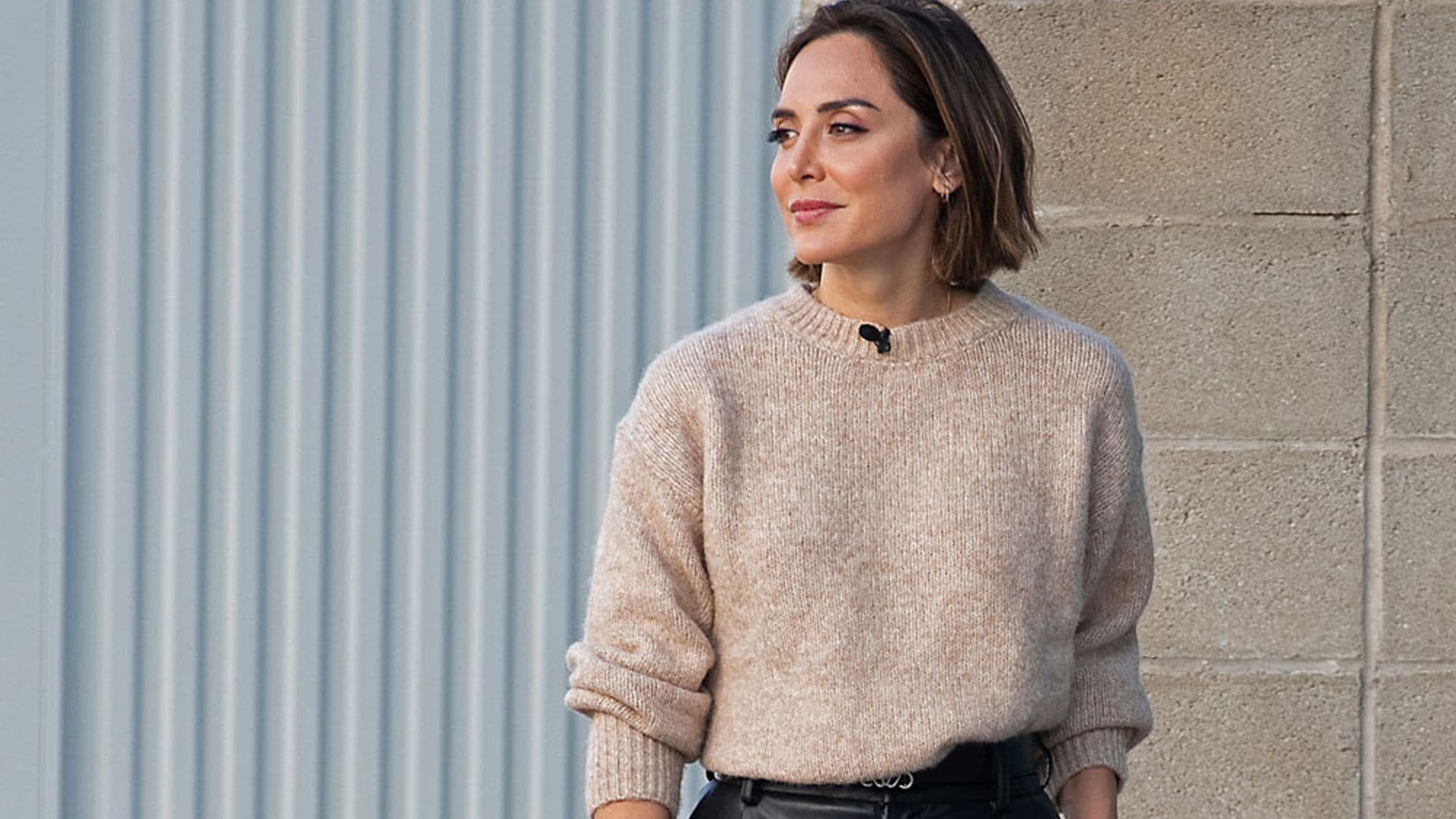 Tamara Falcó aprueba 'El Desafío' con jersey de Zara y pantalones de cuero
