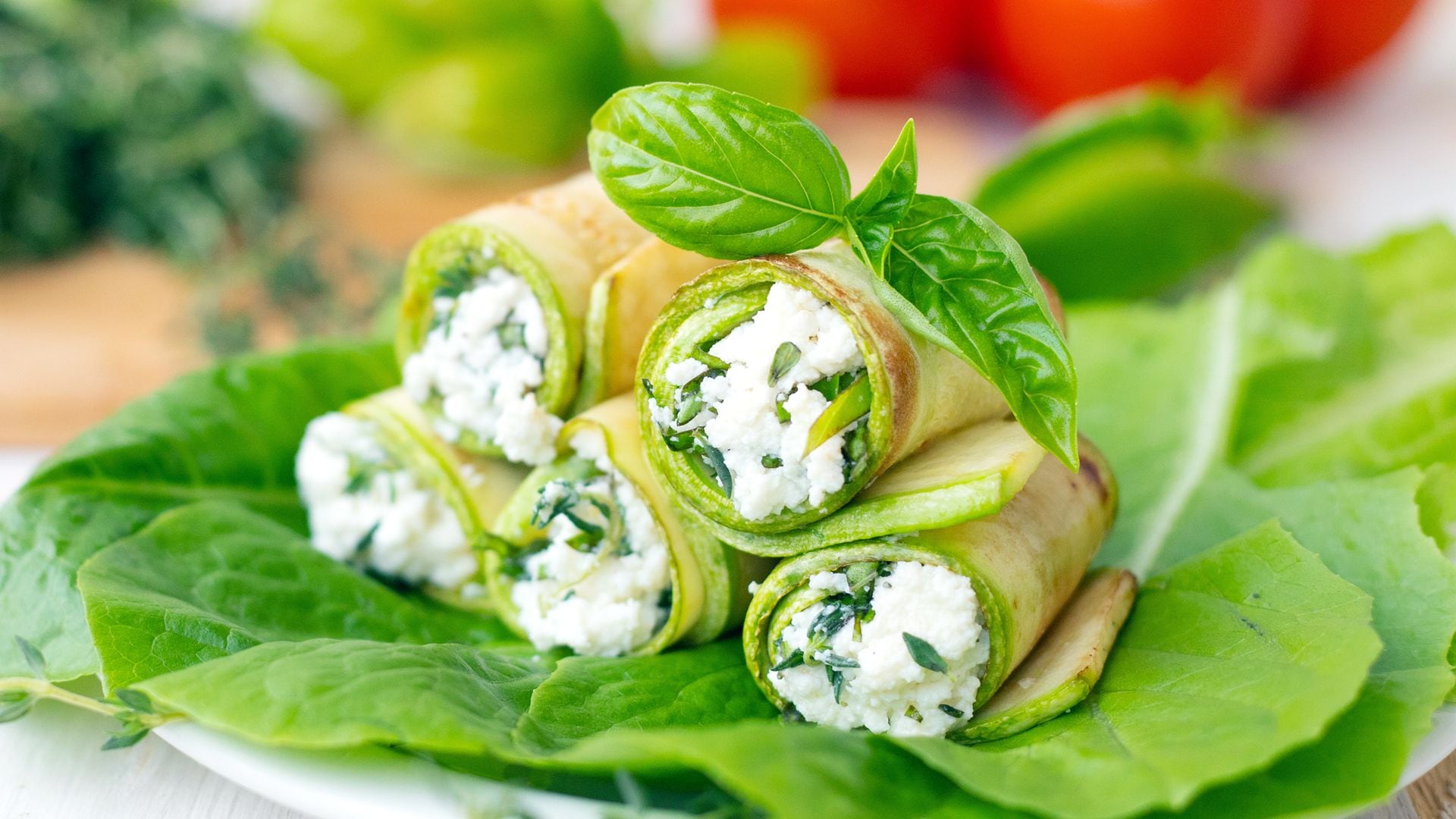 Rollitos de calabacín y ricotta: fáciles, sanos y deliciosos