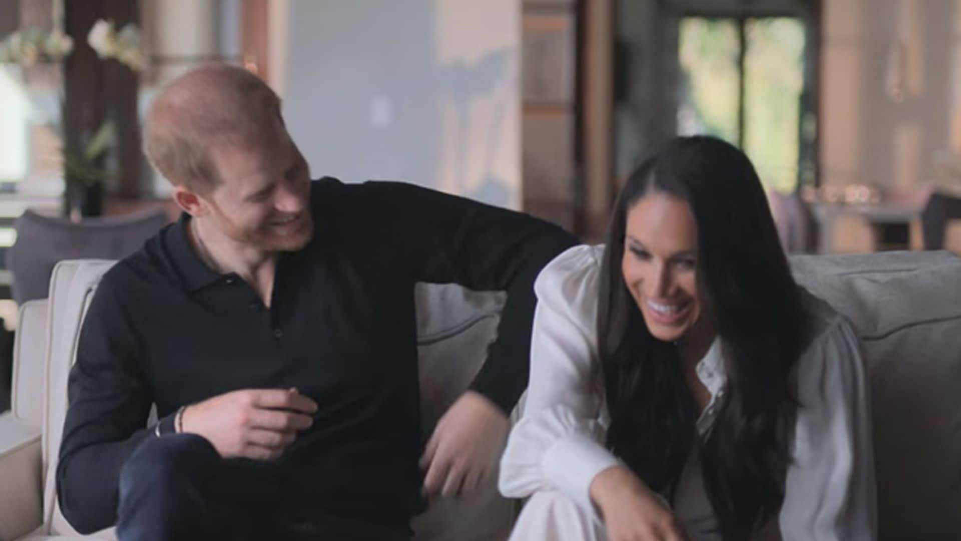 Del momento fan de Harry a los juegos de Archie: las imágenes más divertidas de la docuserie de los duques de Sussex