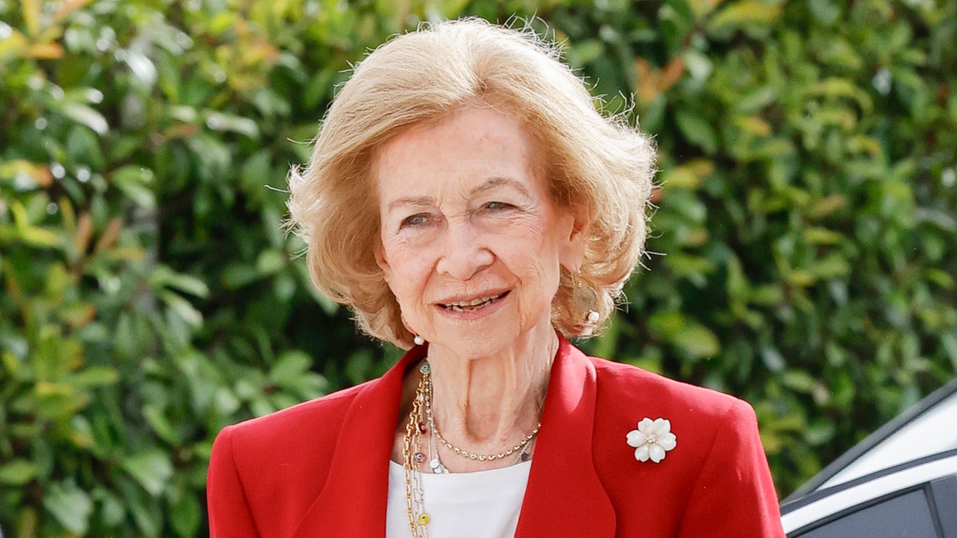 La reina Sofía en un acto en junio de 2025