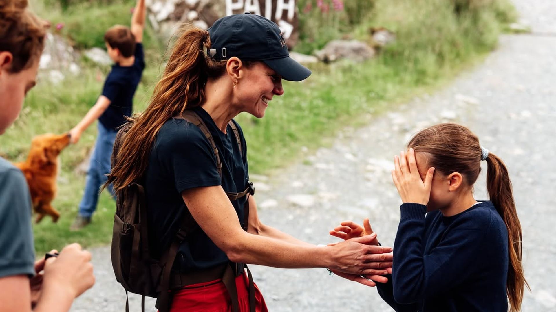 Kate Middleton con su hija