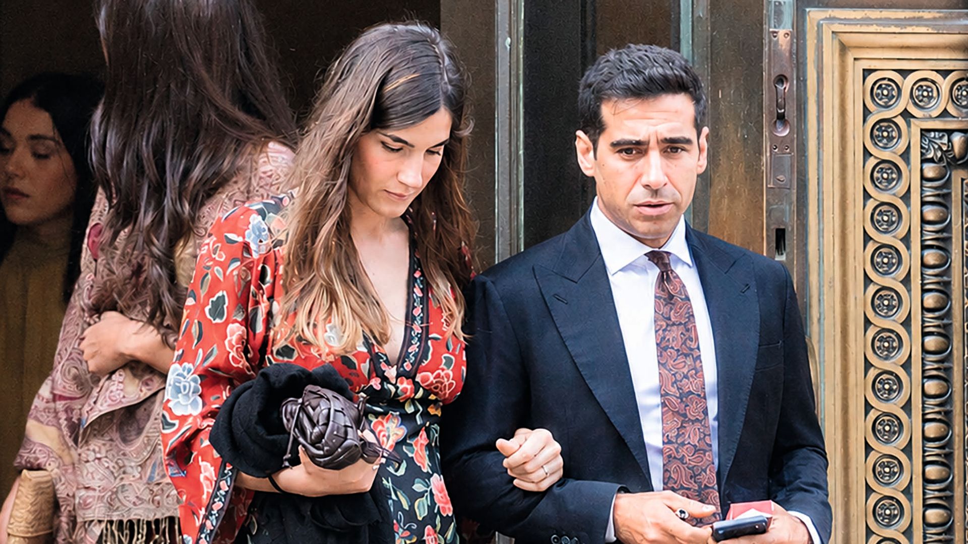 Blanca Llandrés y Alberto Herrera, que viajaron sin su pequeño, Marcos