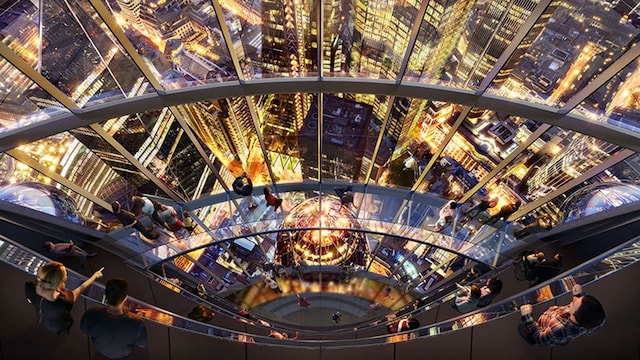Londres The Tulip_Atrium