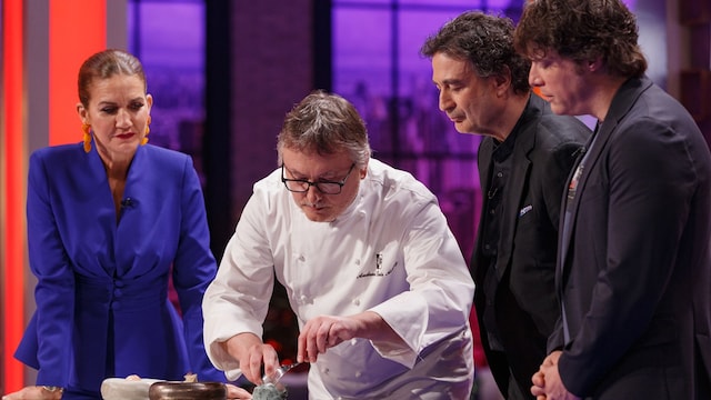 Andoni Luis Aduriz, chef del restaurante Mugaritz, visita el programa durante la última prueba