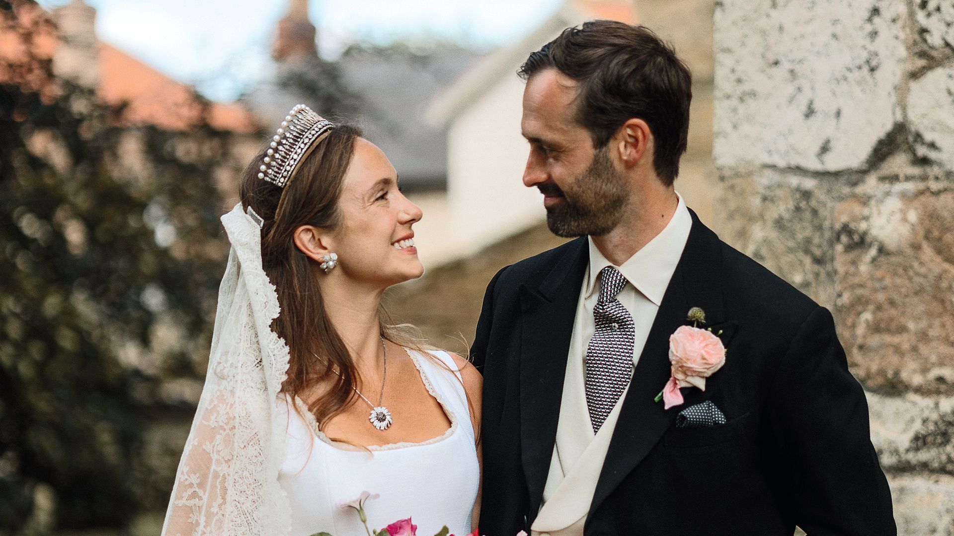 Lady Marina Windsor el día de su boda con Nico Macauley