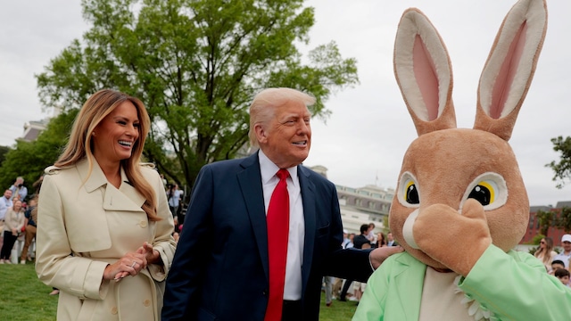 President Donald Trump, first lady Melania Trump 