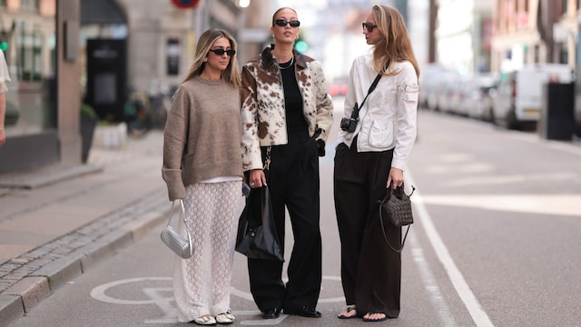 Miriam Melenchon, Marleen Elisabeth y Laura Schulte en la Fashion Week de Copenhage