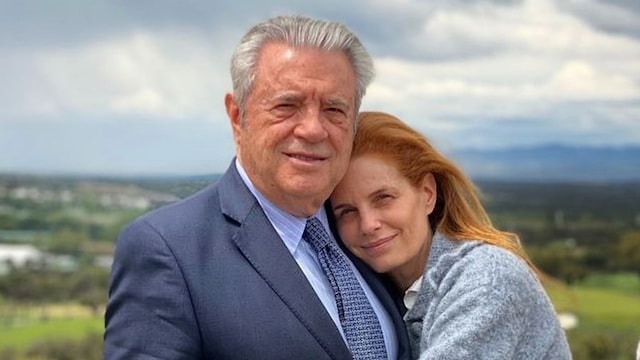 Olivia de Borbón despide a su padre con una conmovedora imagen
