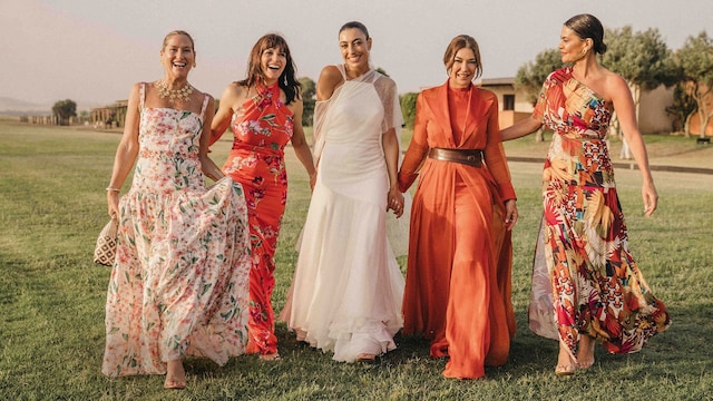 Claudia Jiménez con su madre, Fiona Ferrer, Eva Pedraza y María José Suárez