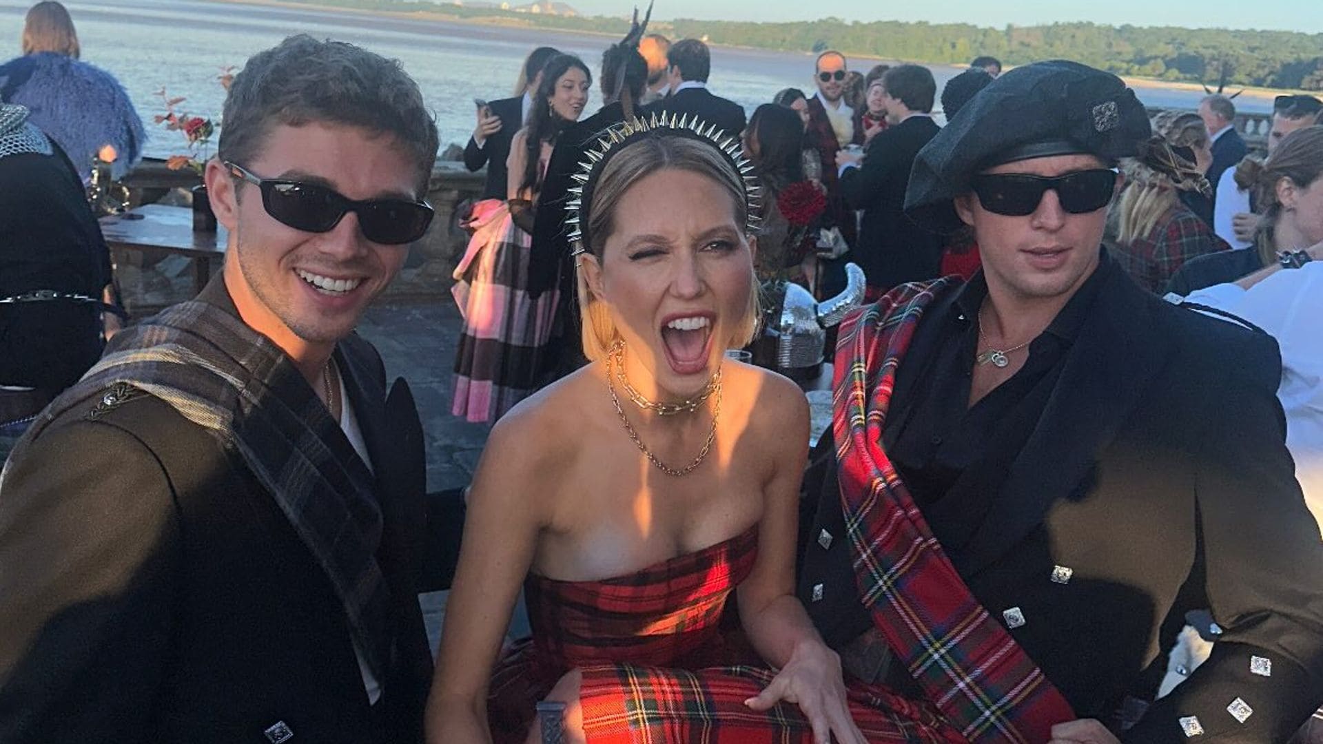Olympia, Constantino Alexios y Achileas de Grecia conquistan Escocia en la fiesta más rebelde del verano