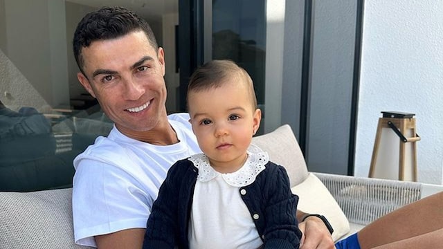 Cristiano Ronaldo y Bella Esmeralda