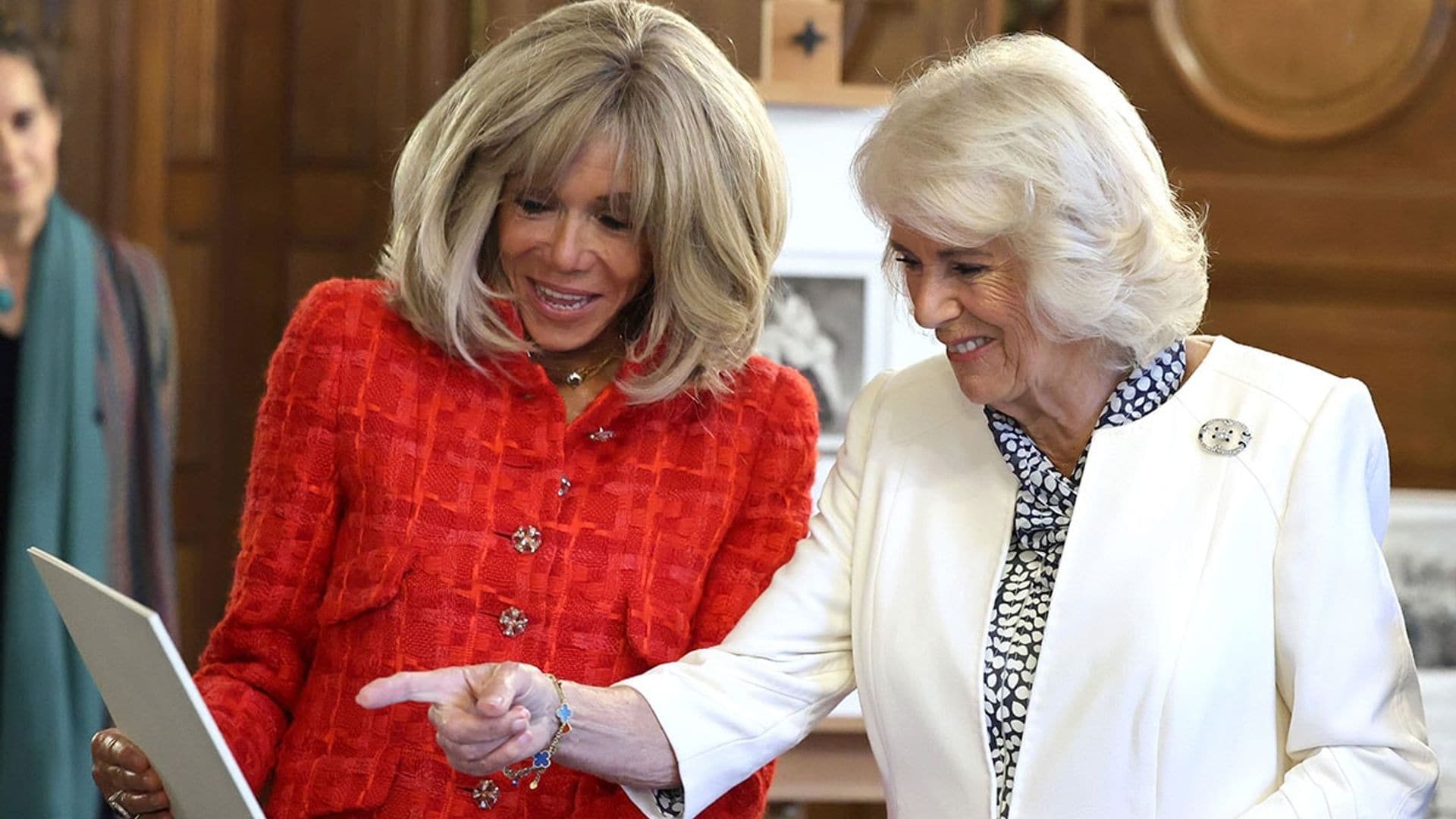 La estilosa cita de la Reina Camilla y Brigitte Macron