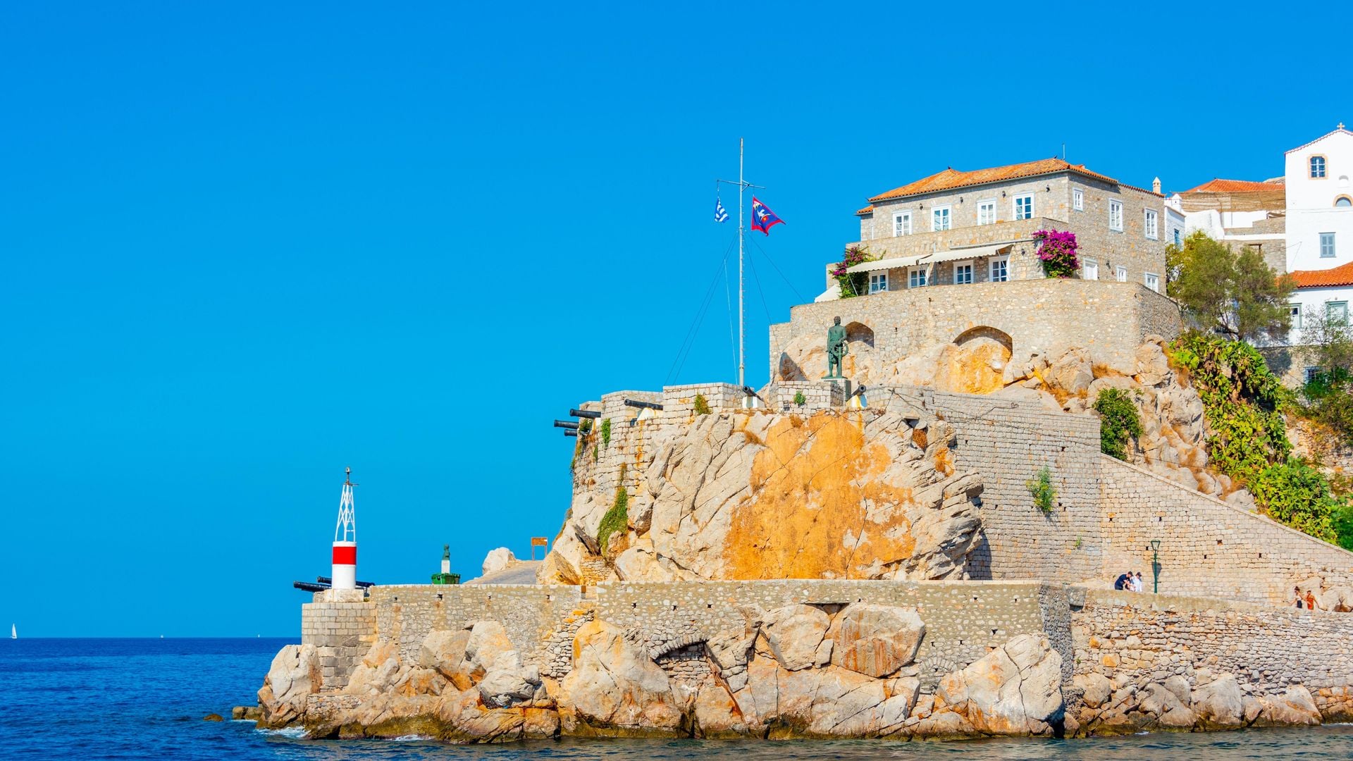 Castillo de Kavos en Hydra, Grecia